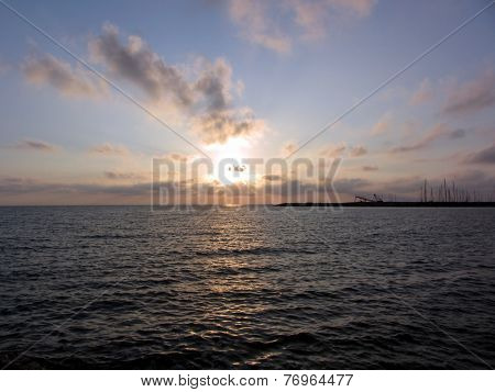 Tyrrhenian Sea, Sunset