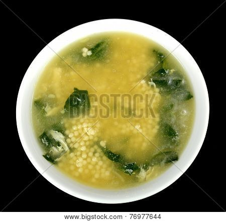 Spinach Egg Drop Soup