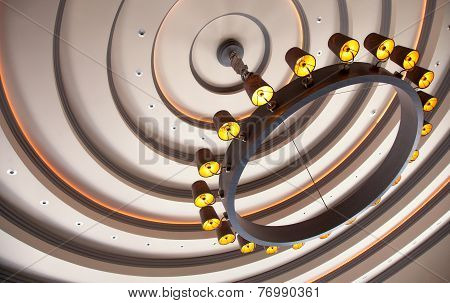 Wooden Chandelier.