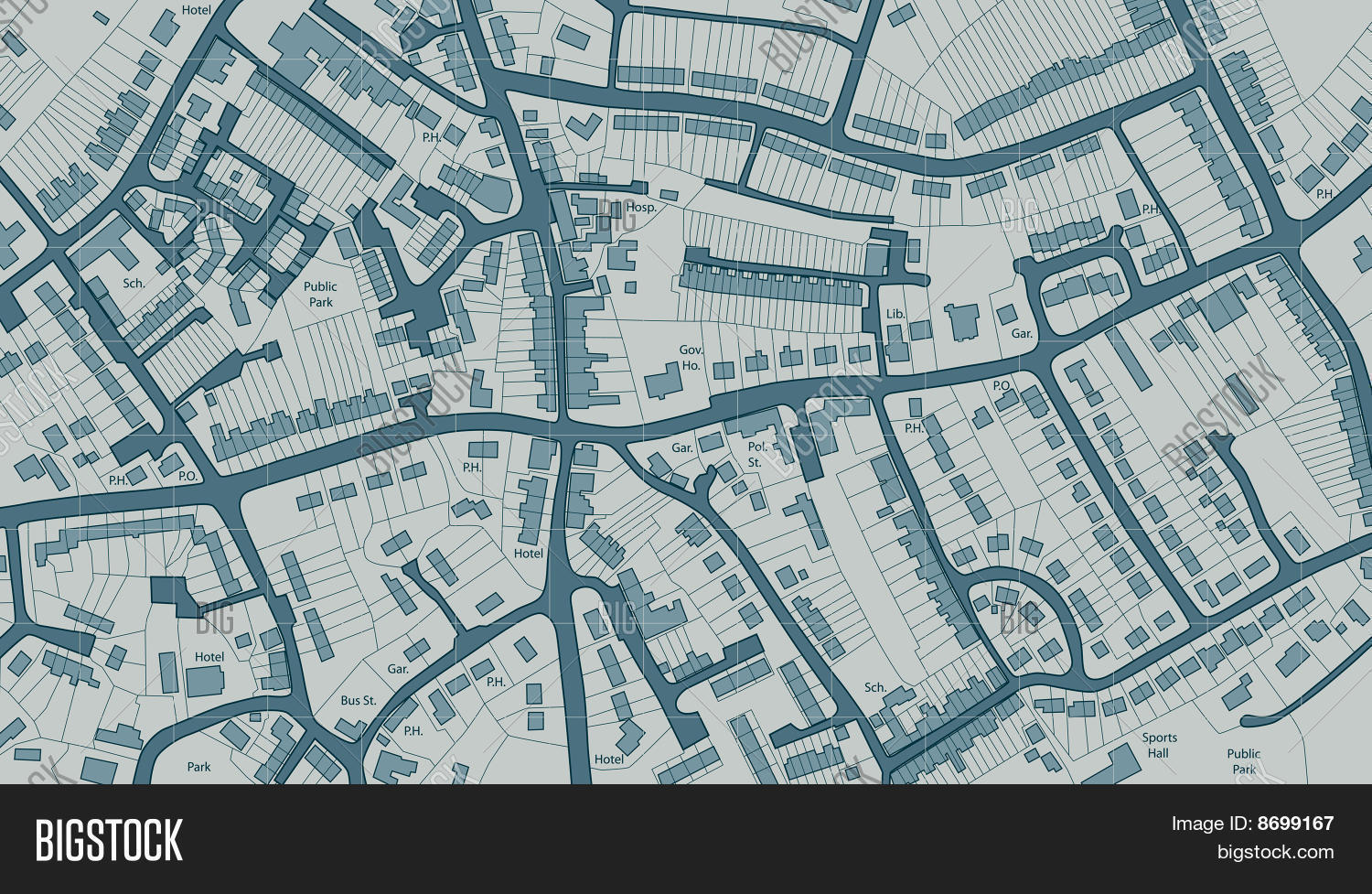 Housing Map Vector & Photo (Free Trial) | Bigstock