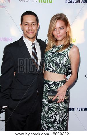 LOS ANGELES - MAR 31:  David Carrillo, Katie Wallace at the 