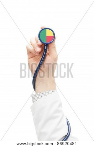 Stethoscope With National Flag Series - Benin