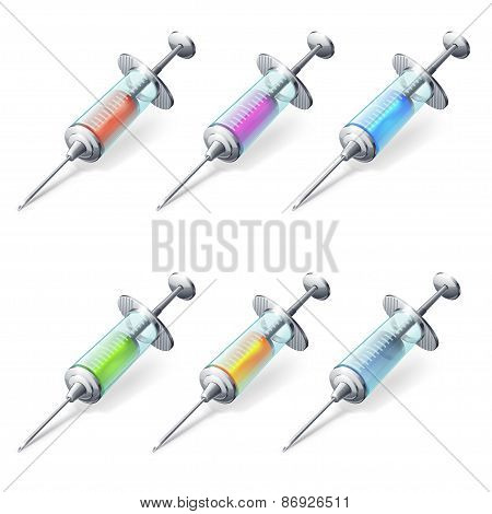 set of syringes