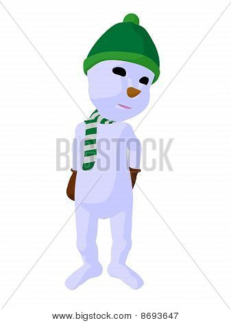 Snowboy Kunst Abbildung silhouette