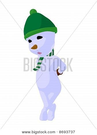 Snowboy Kunst Abbildung silhouette