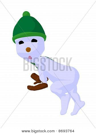 Snowboy Kunst Abbildung silhouette