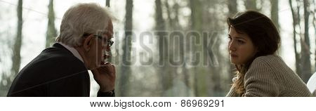 Psychoanalytic Session With Patient