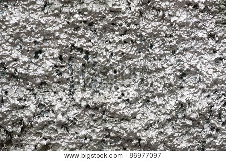 Bumpy Wall Surfaces Of Silvery Color
