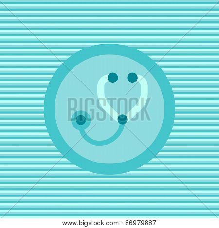 Stetoscope Color Flat Icon