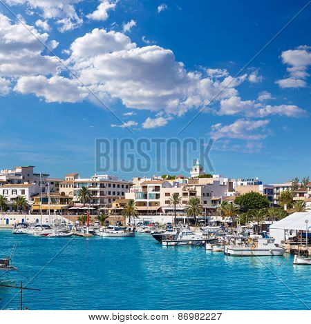 Majorca Cala Ratjada Rajada marina port boats  in Capdepera Mallorca