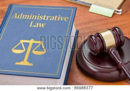 A Law Book With A Gavel - Administrative Law