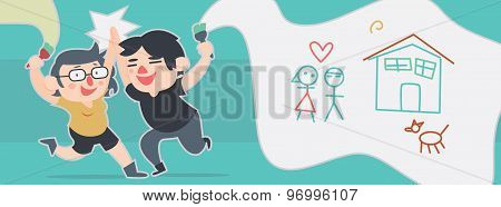 Couple Ready To Do A House Makeover