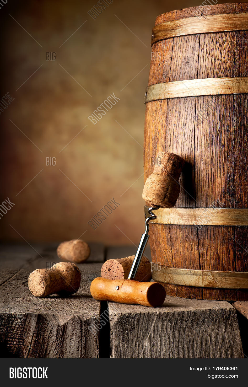 Wooden Cask Corks Image & Photo (Free Trial) Bigstock
