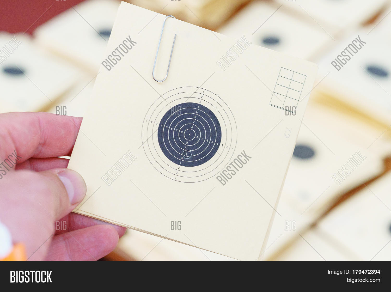 Paper Target Man Man Holding Paper Image & Photo (Free Trial) | Bigstock
