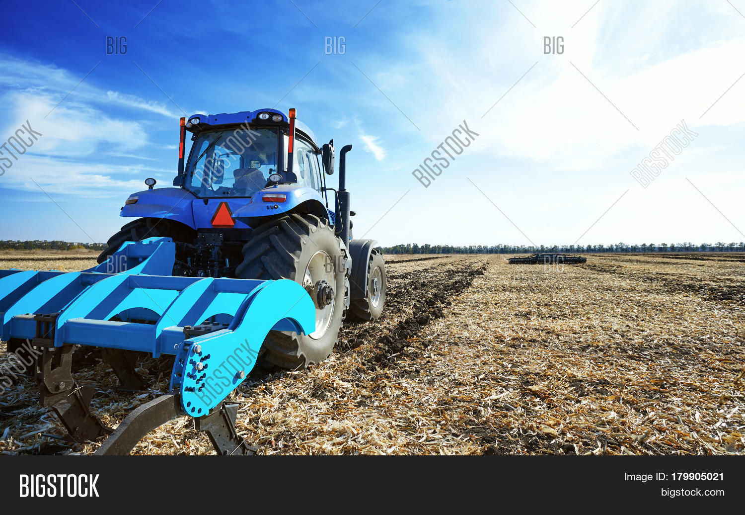 Tractor Working Field Image & Photo (Free Trial) Bigstock