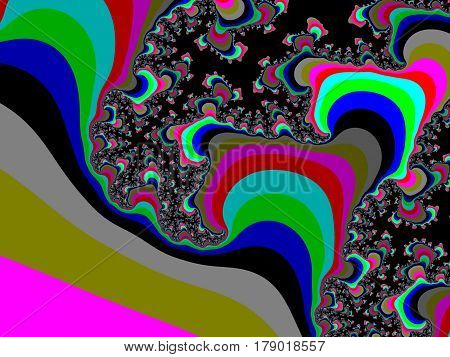 Colour Fractal Background