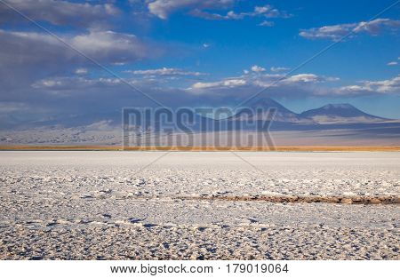 Laguna Tebinquinche Landscape In San Pedro De Atacama, Chile