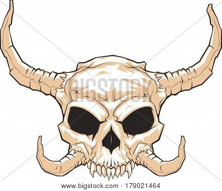 Horned Skull_001