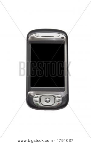Negro de la pantalla de la PDA