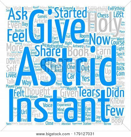 This Instant text background word cloud concept