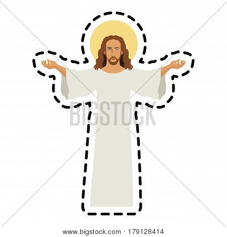 jesus christ icon image vector illustration design