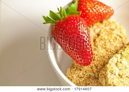 Galleta de fresa y trigo