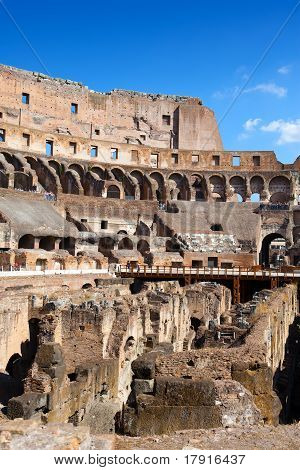 Italien. Rom. Den gamle Collosseo