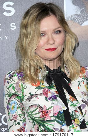 LAS VEGAS - MAR 29:  Kirsten Dunst at the Focus Features CinemaCon Photocall at the Caesars Palace on March 29, 2017 in Las Vegas, NV
