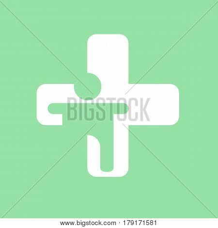 Medical logo - the concept for sign a medical institution, a center, foundation, organization, association, hospital.