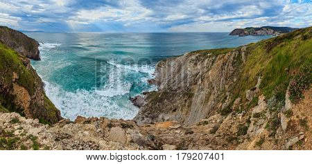 Summer Ocean Bay Coastline (spain).