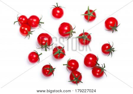 Cherry Ciliegini Pachino Tomatoes, Paths, Top View