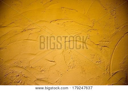 The clay wall texture background in retro style