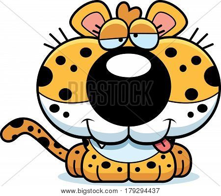 Cartoon Goofy Leopard
