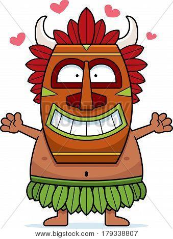 Cartoon Witch Doctor Hug