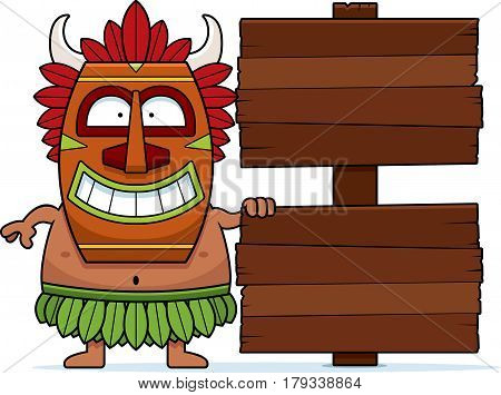 Cartoon Witch Doctor Sign