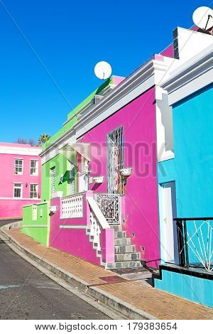 In  South Africa  Cape Town Antique Muslim Quarter