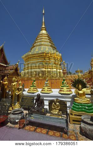 Chiang Mai Buddhist Monastery Wat Pratat Doi Suthep