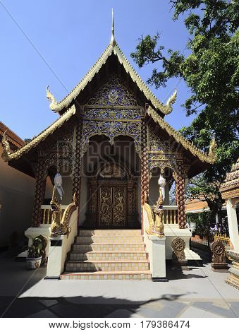 Chiang Mai Buddhist Monastery Wat Pratat Doi Suthep