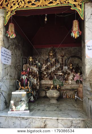 Chiang Mai Buddhist Monastery Wat Pratat Doi Suthep
