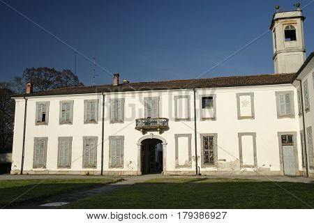 Monza (Brianza Lombardy Italy): exterior of Villa Mirabello historic palace built in 17th century