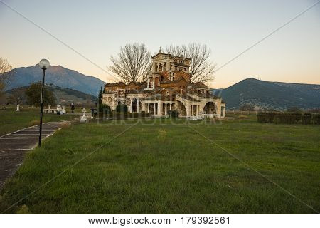 Church At Ancient Mantineia, Arcadia, Peloponnese, Greece