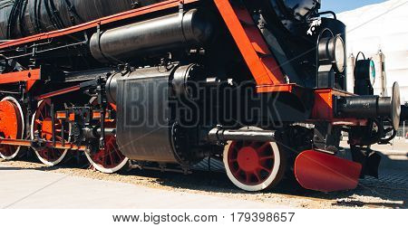 Details Of Polish Steam Locomotive.