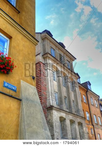 Gamle gade i Warszawa