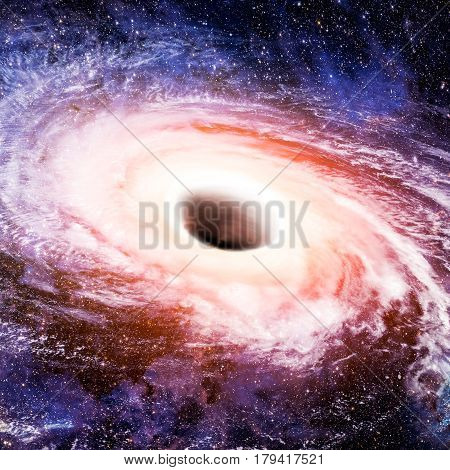 hole black space way fiction hydrogen nebula galaxy white earth cloud cosmic atmosphere explosion meteorite deep star concept. Elements of this image furnished by NASA.