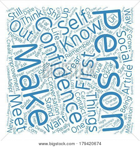 Confidence is Cool text background word cloud concept