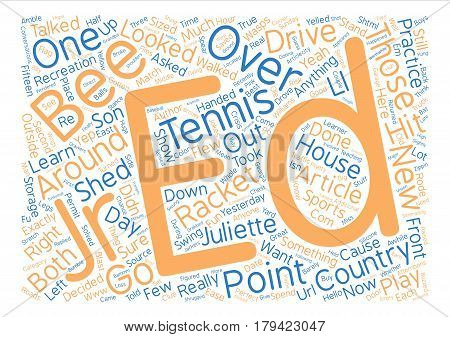 Country Tennis Anyone text background word cloud concept