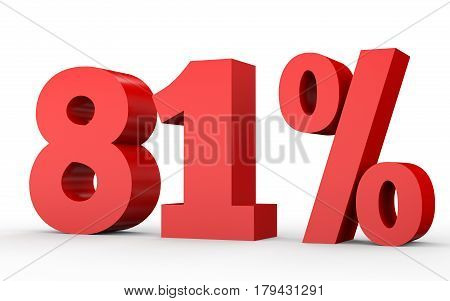 Eighty One Percent Off. Discount 81 %.