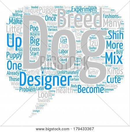 Designer Breeds Will You Remember Me Word Cloud Concept Text Background