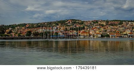 Picturesque View Of City Of Argostoli On Lakeside