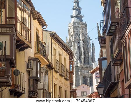 the old City of toledo in spain
